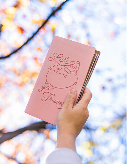 Grupo Erik Pusheen Cat Bloc Notes B6 cu Elastic Roz