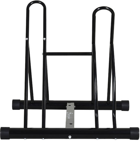 HomCom Metall Fahrradständer für 2 Fahrräder 60 x 54 x 57cm