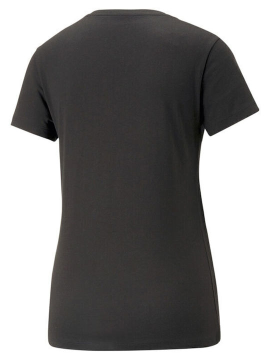 Essentials Women's T-shirt Animal Print Black