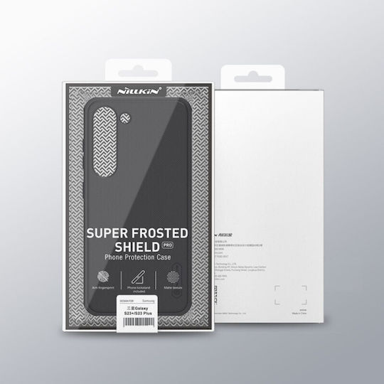 Nillkin Super Frosted Shield Pro Umschlag Rückseite Kunststoff 0.5mm Schwarz (Galaxy S23+)