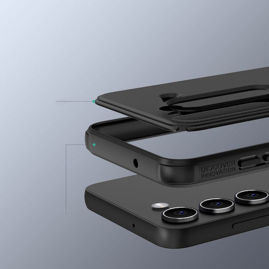 Nillkin Super Frosted Shield Pro Umschlag Rückseite Kunststoff 0.5mm Schwarz (Galaxy S23+)