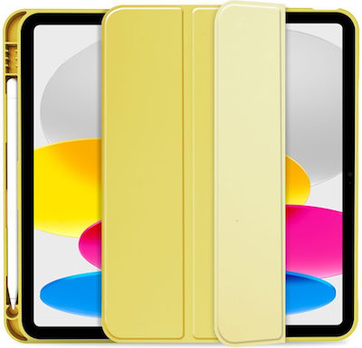 Tech-Protect SC Flip Cover Synthetic Leather Yellow (iPad 2022 10.9'') TPSCPIPAD10YEL