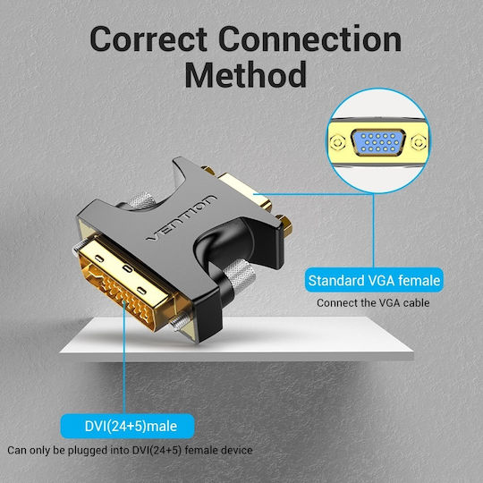 Vention Converter DVI-I male to VGA male 1pcs ECFB0