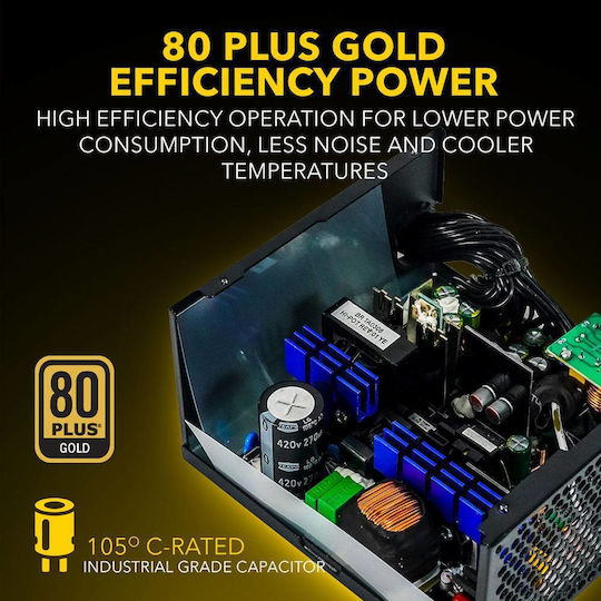 Armaggeddon Voltron 600W Μαύρο Τροφοδοτικό Υπολογιστή Full Modular 80 Plus Gold