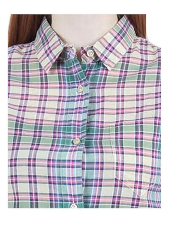 Levi's 65510 Women's Checked Short Sleeve Shirt