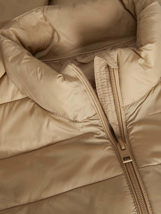 Women's Short Puffer Jacket Windproof for Winter Incense