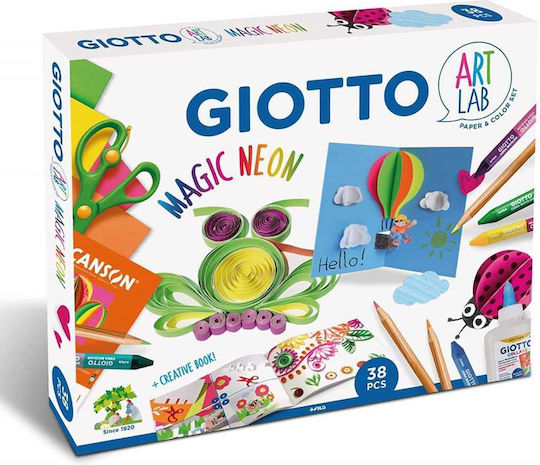 Giotto Κολάζ Art Lab Magic Neon 38τμχ