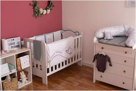 Bubaba Baby Crib Bedding Set Teddy 10pcs Mint