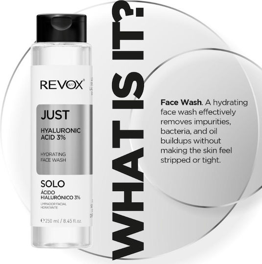 Revox Hyaluronic Acid 3% Gel Cleansing Face 250ml