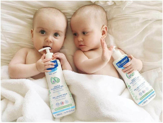 Mustela Шампоан и душ-гел 2 в 1 Авокадо 500мл с помпа