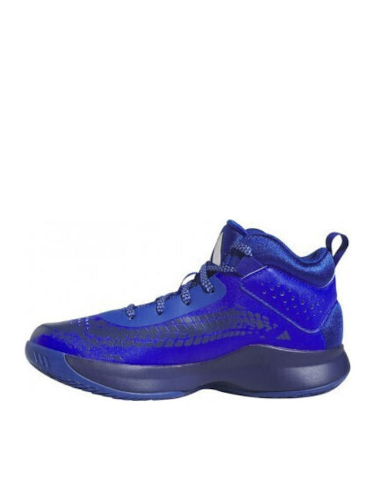Cross Em Up 5 Încălțăminte Sport Copii Baschet Cu Șireturi Albastru Regal / Argintiu Metalic