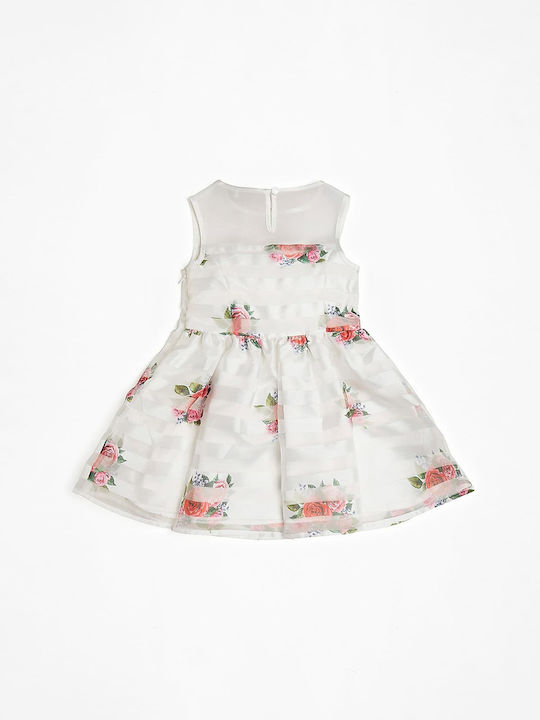 Guess Kids Dress Sleeveless White