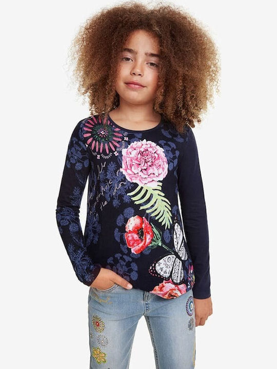 Kids' Shirt Long Sleeve Blue Derby