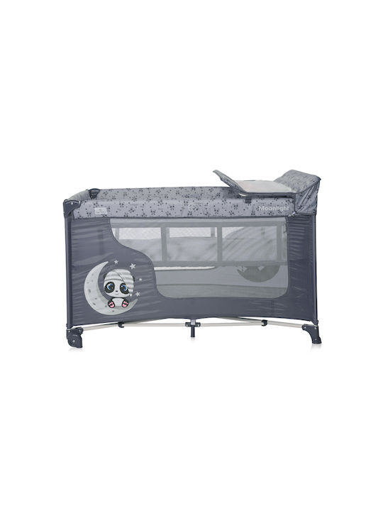 Lorelli Moonlight Playpen with Mattress Cool Grey 126x70cm