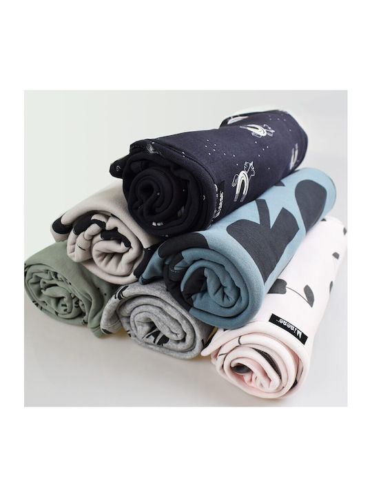 Minene Blanket Nursery Swaddling Blankets Lion Gray 80x80cm