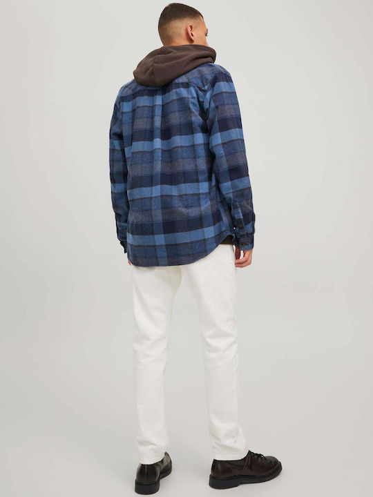 Jack & Jones Ανδρικό Παντελόνι Τζιν σε Loose Εφαρμογή Off White