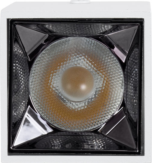 GloboStar Luminar Superior Einzeln LED Natürliches Weiß Decken- und Wandleuchte in Weiß Farbe