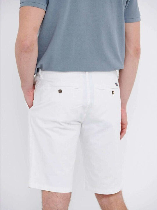 Funky Buddha Herrenshorts Chino Weiß