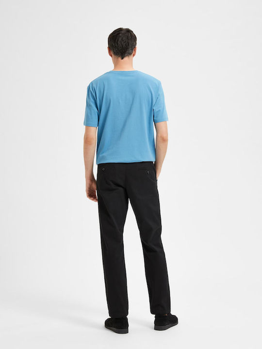 Selected Hose Chino Schwarz