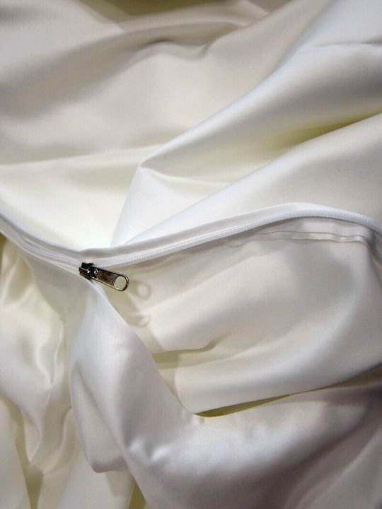 Decotelia Deluxe Brautbettwäsche Warmweiß 220x240cm