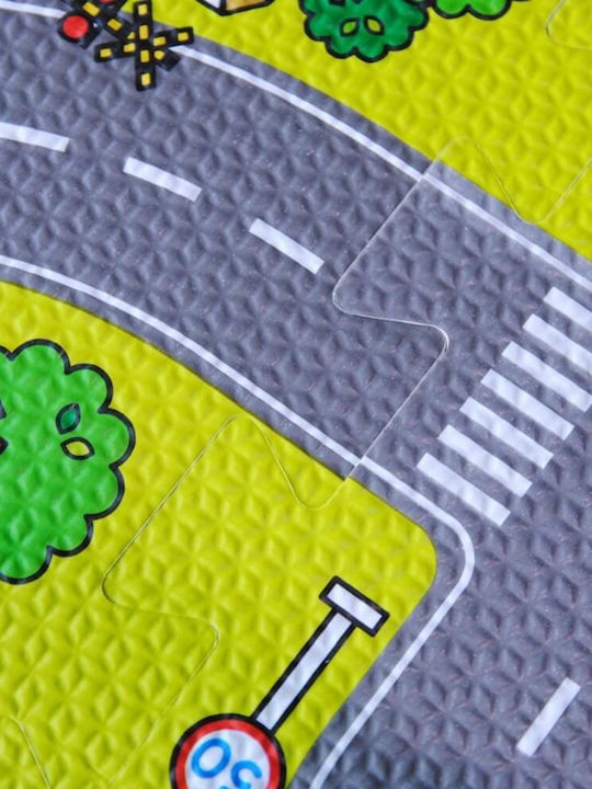 Fio Interactive Floor Puzzle With Roads 9 Pieces