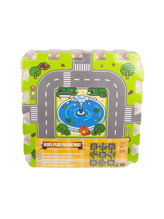 Fio Interactive Floor Puzzle With Roads 9 Pieces