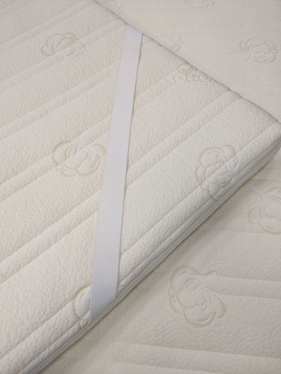 Art Strom Mattress Topper Single Memory Foam with Removable Cover & Elastic Straps 100x200x7cm