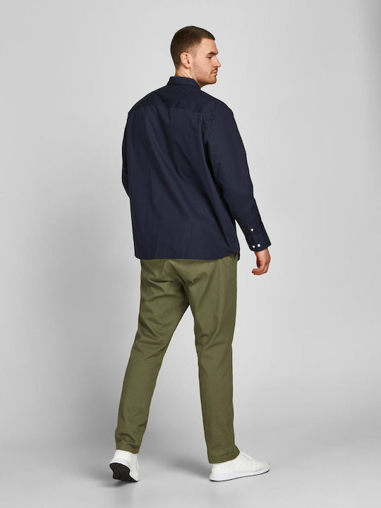 Jack & Jones Herrenhemd Langärmelig Marineblau