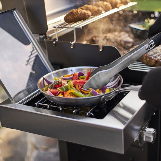Weber Spirit SPX-335 GBS Smart Gasgrill Gusseisen Rost 61cmx45cmcm mit 3 cm 9.38kW und Seitenbrenner