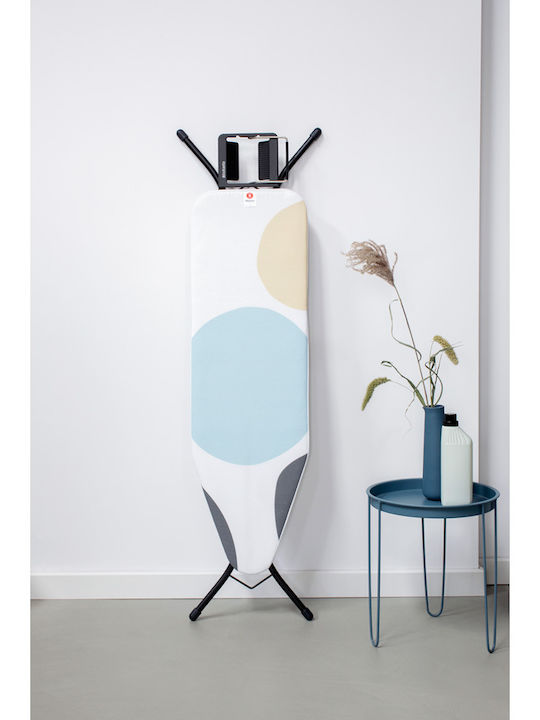 Brabantia Spring Bubbles Σιδερώστρα για Σίδερο Ατμού Σπαστή 124x38x96cm