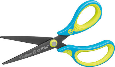 Pelikan Griffix Scissors for Crafts with Metallic Blade Blue