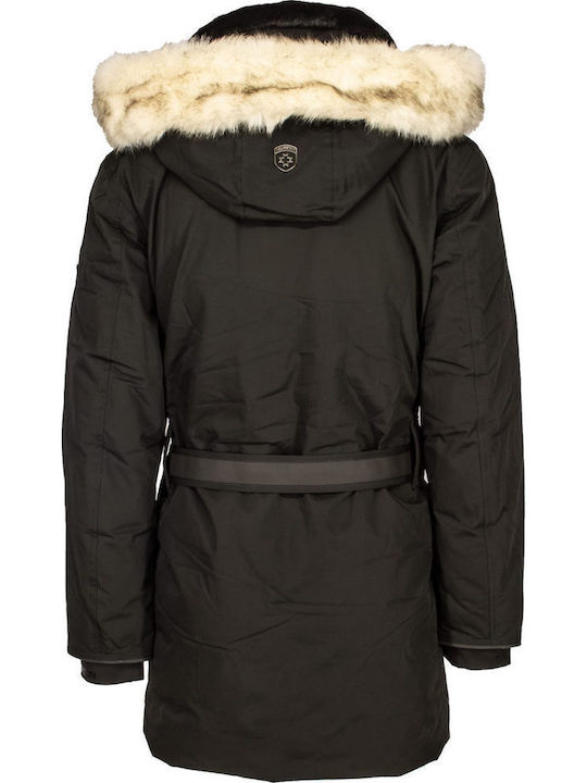 Winter Jacke Parka Schwarz