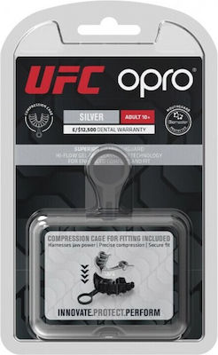 Opro UFC Silver Senior Protective Mouth Guard Silver OP149