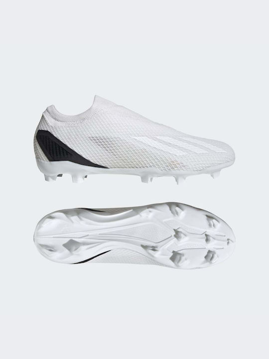 Adidas X Speedportal.3 Low Football Shoes FG with Cleats Cloud White / Core Black