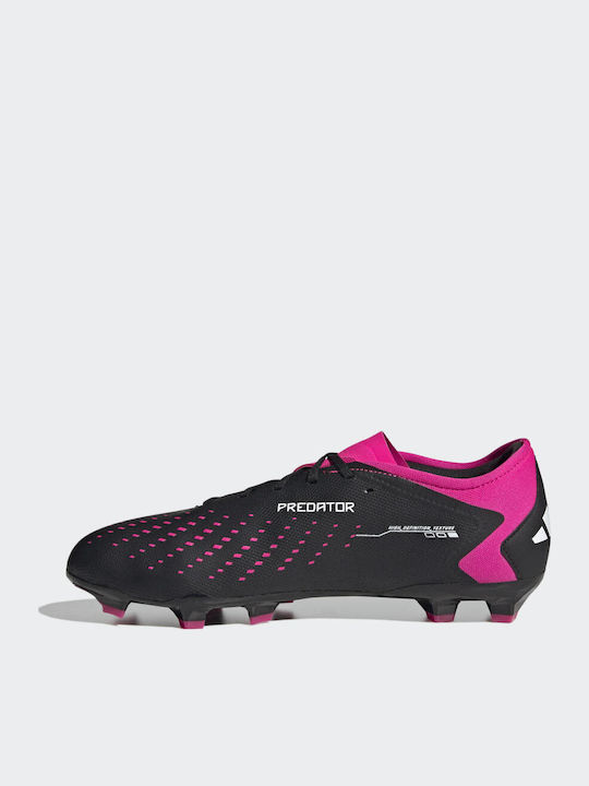 adidas Predator Precision.3 Football Shoes with Cleats Core Black / Cloud White / Team Shock Pink 2