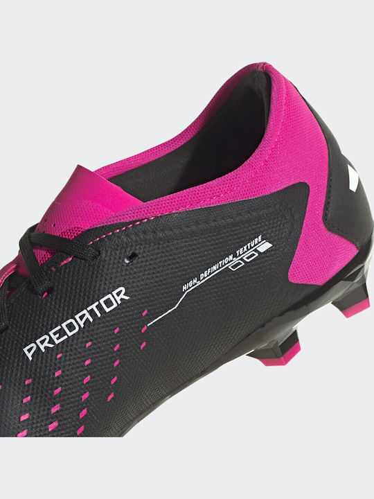 adidas Predator Precision.3 Football Shoes with Cleats Core Black / Cloud White / Team Shock Pink 2