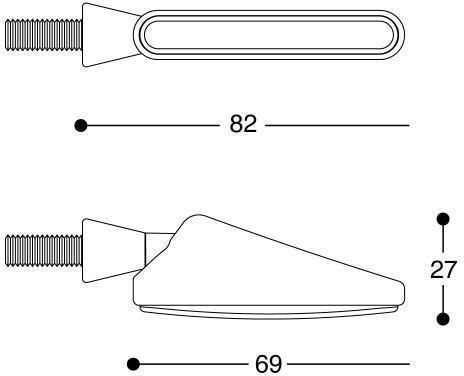 Barracuda Flash Motorcycle LED 1pcs