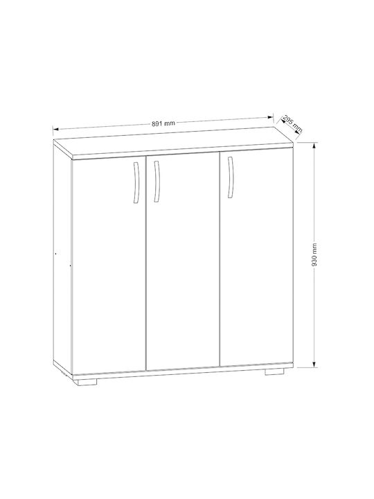 Organizatoare Pantofi Din Lemn Sinem Cu 5 Rafturi Nuc Alb L89xA29.5xÎ93cm