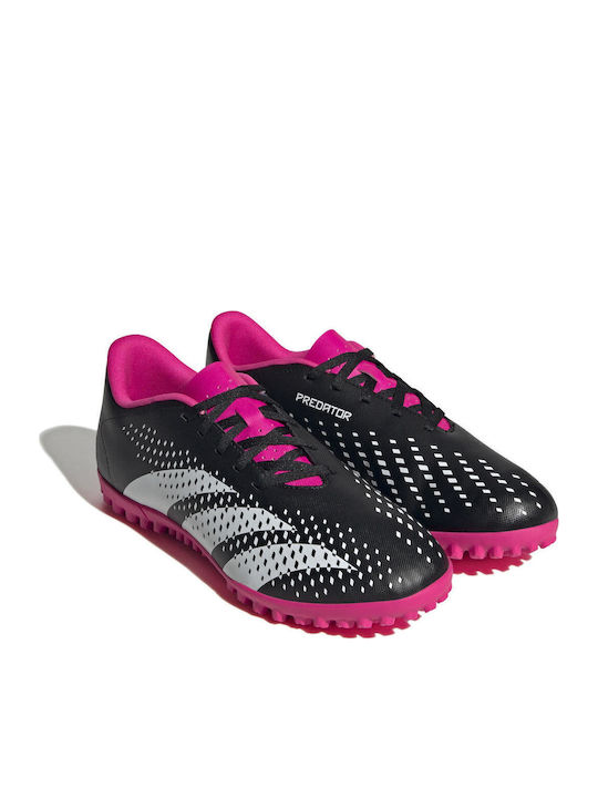 adidas Predator Accuracy.4 Football Shoes with Molded Cleats Core Black / Cloud White / Team Shock Pink 2
