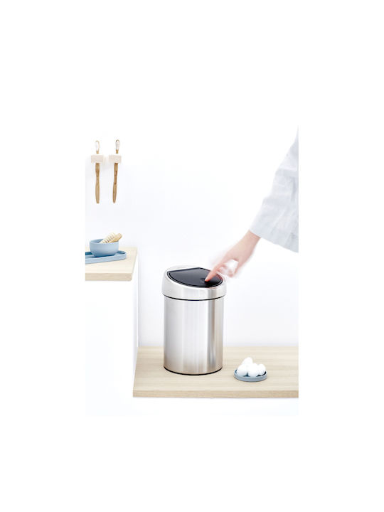 Brabantia Κάδος Απορριμμάτων από Ανοξείδωτο Ατσάλι Matt Steel FPP 3lt