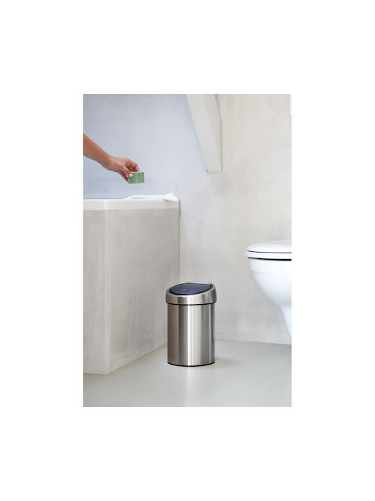 Brabantia Κάδος Απορριμμάτων από Ανοξείδωτο Ατσάλι Matt Steel FPP 3lt