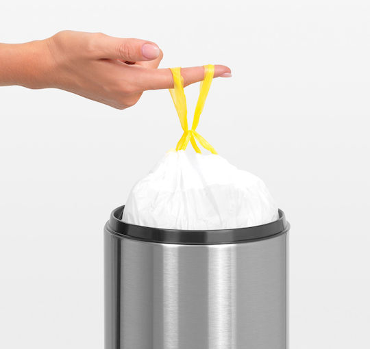 Brabantia Кошче Touch Bin за Боклук от Неръждаема Стомана Тласък Матирана Стомана FPP 3л