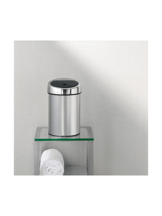 Brabantia Κάδος Απορριμμάτων από Ανοξείδωτο Ατσάλι Matt Steel FPP 3lt
