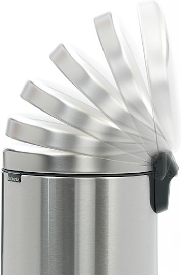 Brabantia Coș De Gunoi NewIcon Pedal Din Oțel Inoxidabil Cu Pedală Matt Steel FPP 30lt