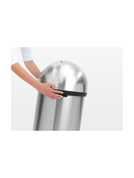 Brabantia Coș De Gunoi Din Oțel Inoxidabil Push Matt Steel 60lt