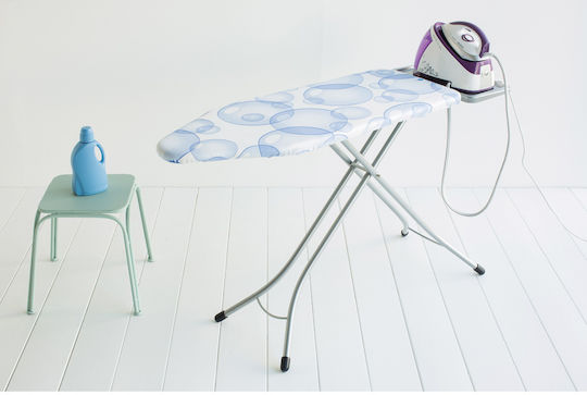 Brabantia Bubbles Σιδερώστρα για Σίδερο Ατμού Σπαστή Steam Stand 124x45x98cm
