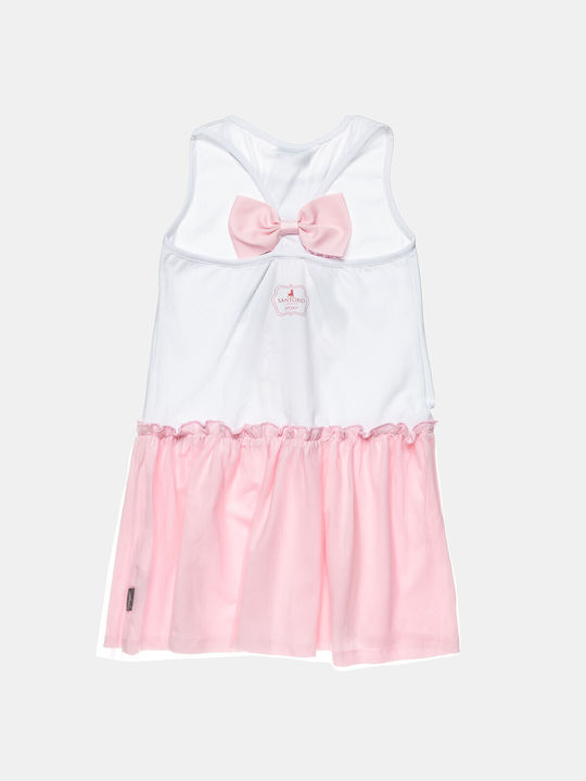 Alouette Kids Dress Sleeveless White