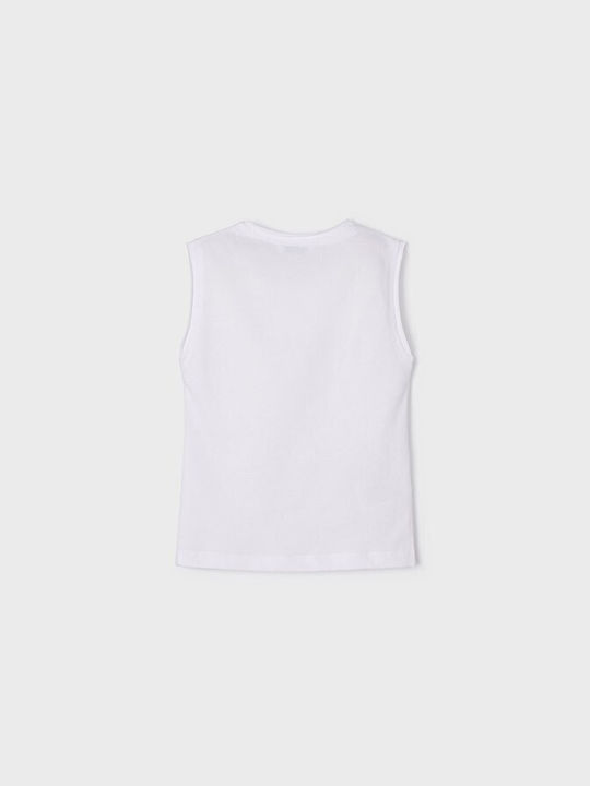 Mayoral Kids Blouse Sleeveless White