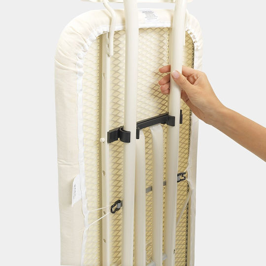 Brabantia Bubbles Ironing Board for Steam Iron Foldable 124x38x96cm