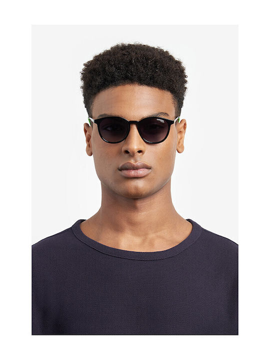Carrera Unisex Sunglasses with Black Horn-Rimmed Frame and Grey Gradient Lenses 2048T/S 7ZJ/9O
